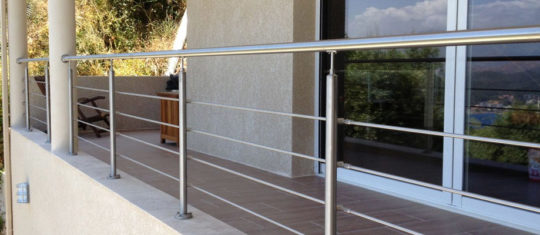 garde corps en inox